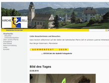 Tablet Screenshot of pfarrei-zell.ch
